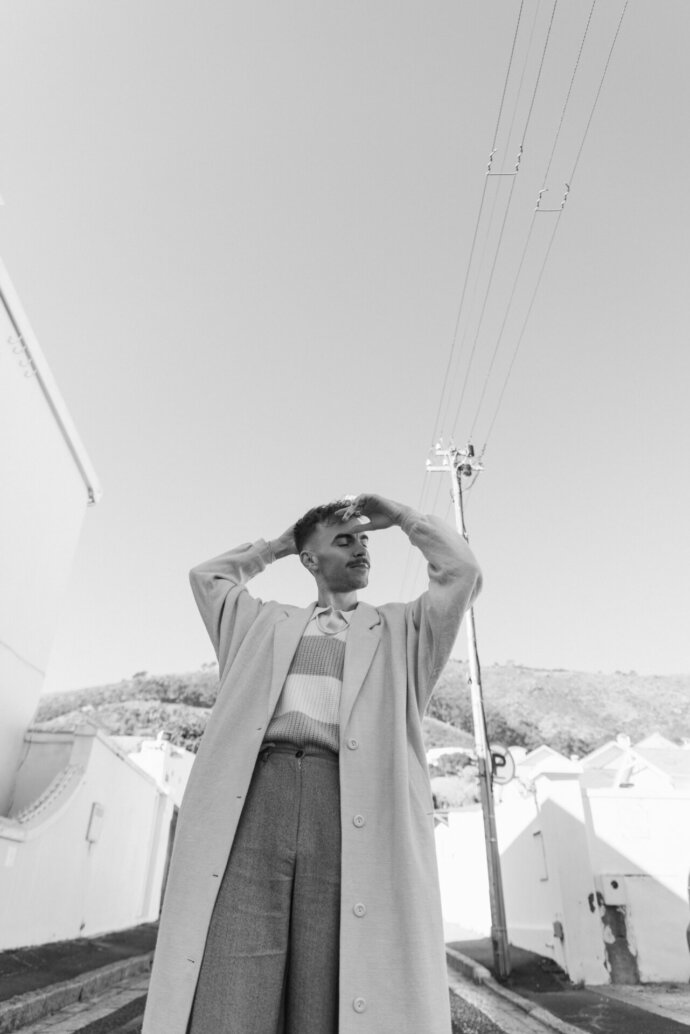 Sea Point Photoshoot with Warren Fuller and S Brazier Photography. Cape Town Editorial photoshoot ideas.