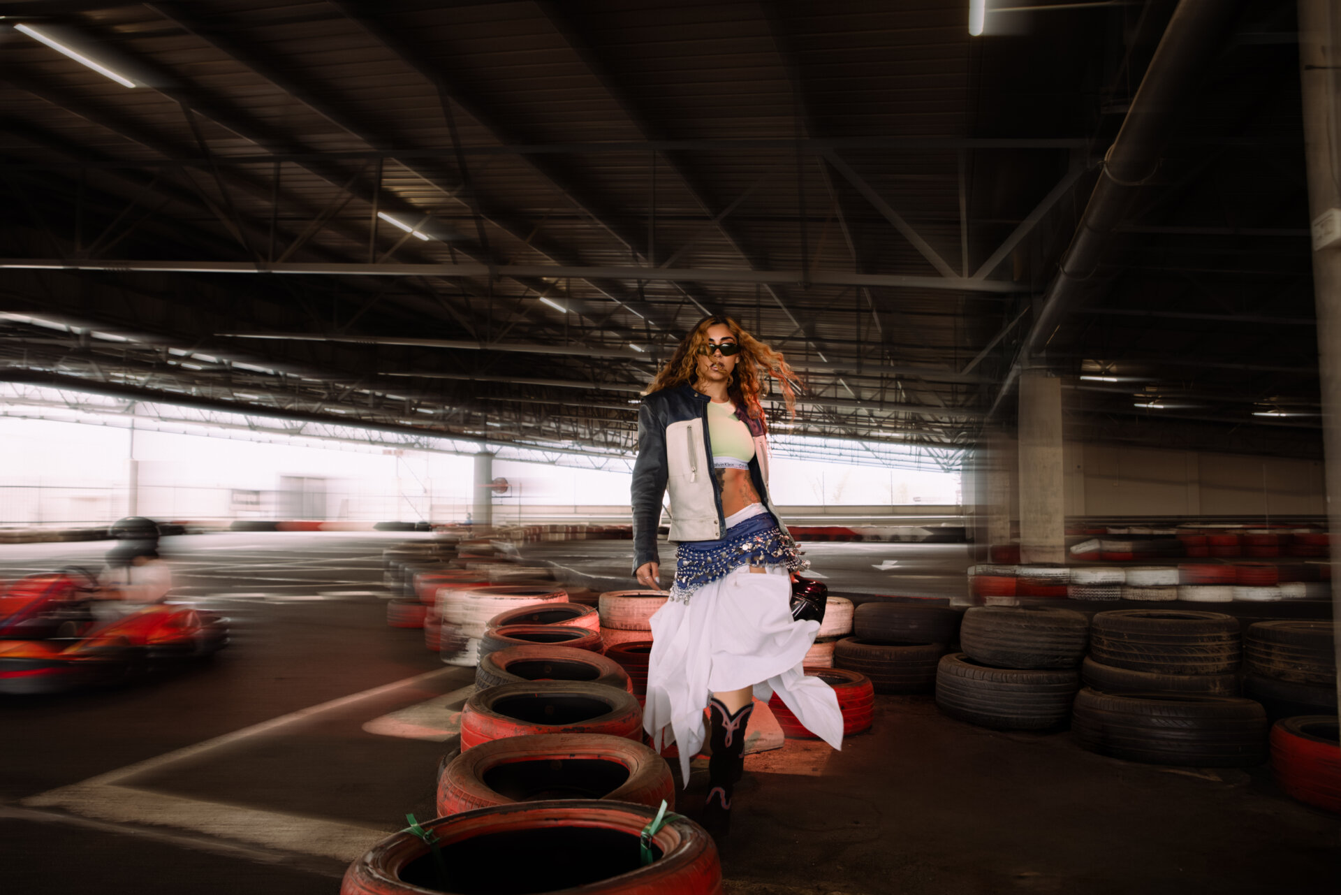 Editorial portrait shot in Johannesburg, South Africa with Ava like Lava.