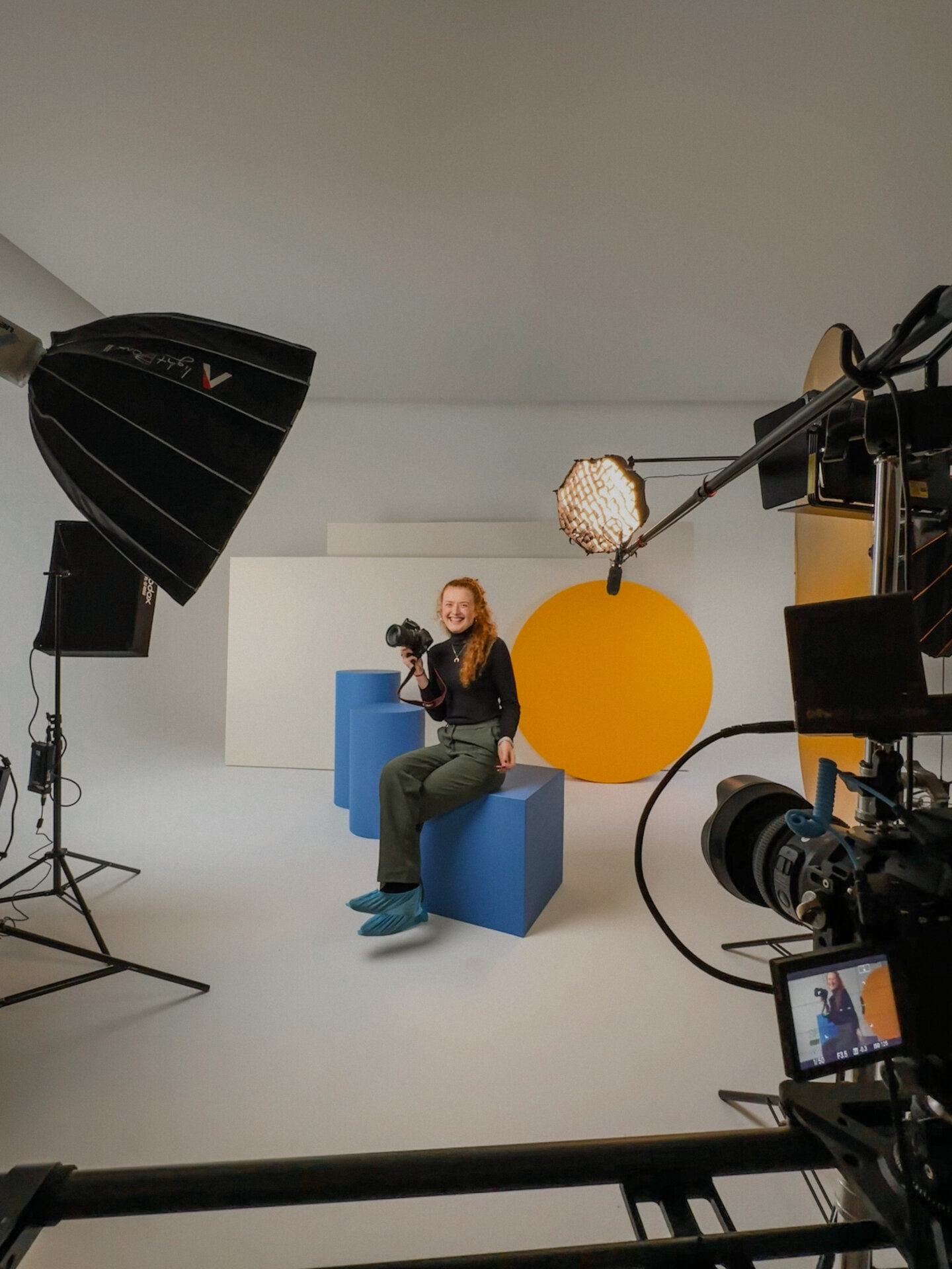 Siobhan Brazier on set for Veuve Clicquot Bold Woman Award. S Brazier Photography is an editorial and lifestyle photographer in Hoedspruit, Lowveld and South Africa.